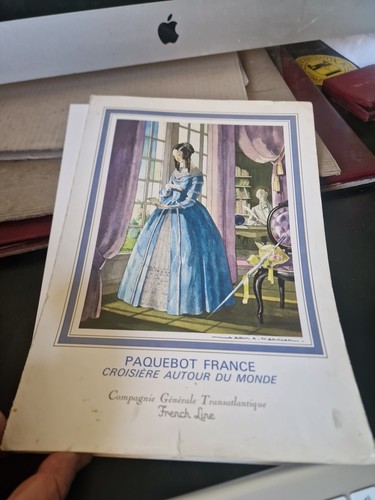 Menu paquebot france french - menu,