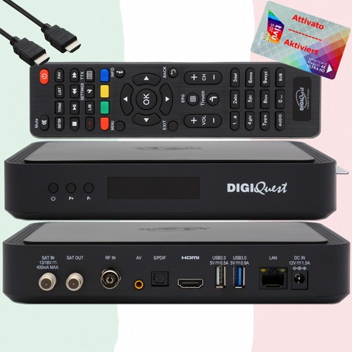 Récepteur combo uhd - récepteur, 4k