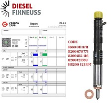 Injecteur Renault Clio Kangoo 1.5 DCI Carburant 28232251 EJBR03101D EJBR05102D