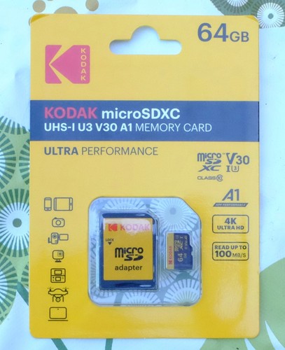 Kodak carte micro 64gb - carte, sd