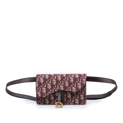 Dior oblique toile saddle sac - dior,