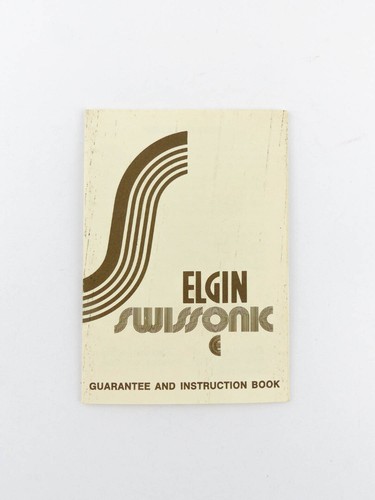 Orginal elgin swissonic - orginal,