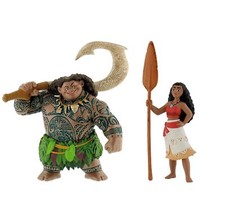 Vaiana + Maui Figurines pour Enfants