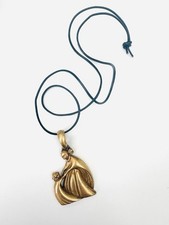 Collier pendentif LANVIN vintage Vintage 1980s  Jeanne Lanvin