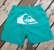 80’s style QUIKSILVER Surf •  Youth Boys NYLON Board Shorts Swim Suit 26/12