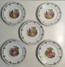 5 assiettes à dessert