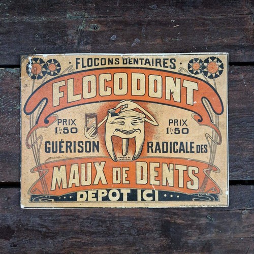 Ancien carton publicitaire