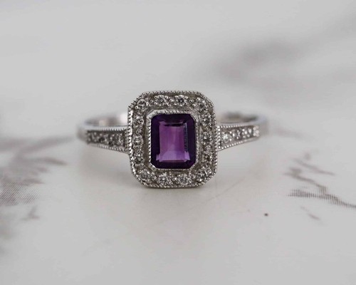 Bague blanc 14 carats - bague, or