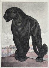 PAUL JOUVE GRAVURE ANIMALIERE