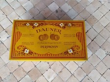 Ancienne Boite Biscuit Confiserie Nougat  Dauner Perpignan 1900