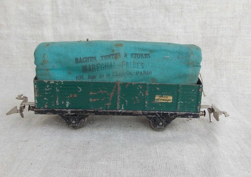 Ancien wagon train - avec, bache