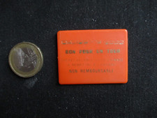 JETON TICKET BON POUR UN TOUR