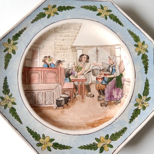 Famille bretonne assiette - bretonne,