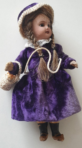 Petite poupée ancienne tête - petite,