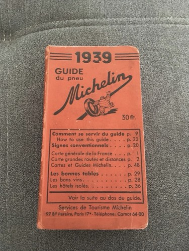 Guide rouge michelin - guide,