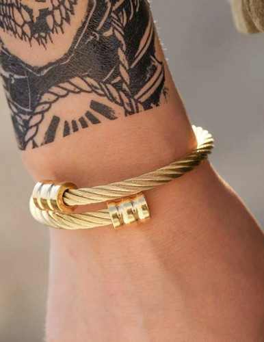 Bracelet jonc acier inoxydable - jonc,