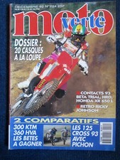 MOTO VERTE 224 Essai KAWASAKI KX SUZUKI RM HONDA CR KTM SX HUSQVARNA Bike 1992