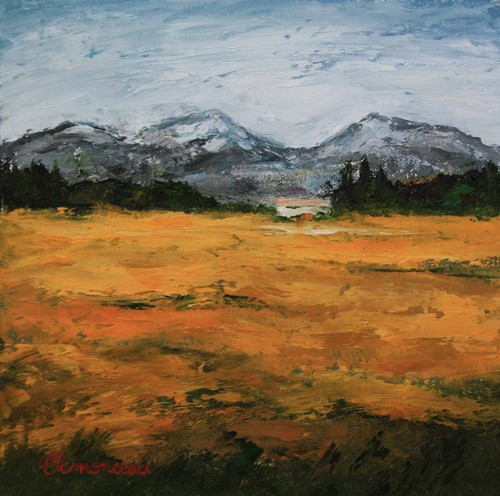 Huile sur toile provence - sur,