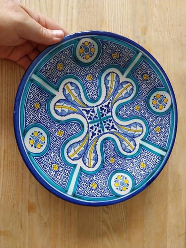 Plat safi tunisien - tunisien, ceramique