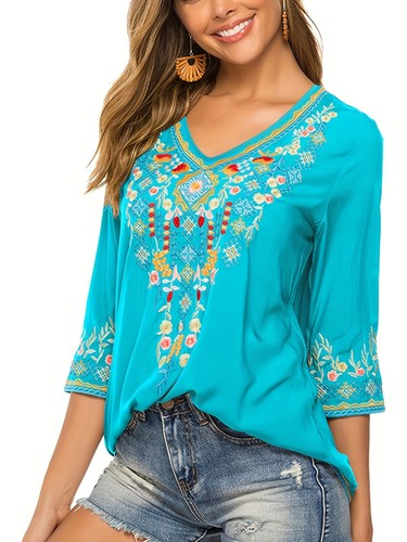 Hauts mexicains pour femmes - mexicains,