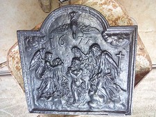 Plaque fonte " Ange 1077 "