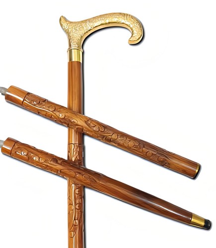 Ancienne canne marche en - marche,
