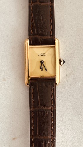 Montre cartier tank argent - montre,