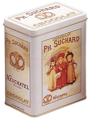 Boite métal suchard - boite, ph.
