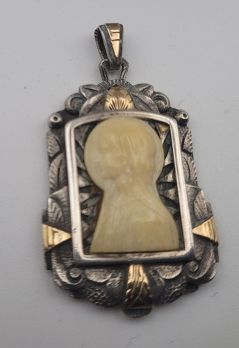 Ancien pendentif vermeil - ancien,