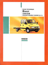 IVECO / DAILY 3 5 S 12 D CHASSIS DOUBLE CABINE / FICHE TECHNIQUE 2002