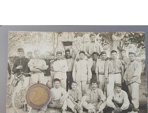 Photo carte postale poilu piou