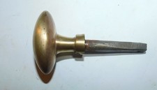 ANCIENNE POIGNÉE EN LAITON CARRÉ DE 6/8 XIXe/XXe SERRURE LOQUET CLENCHE PORTE 24