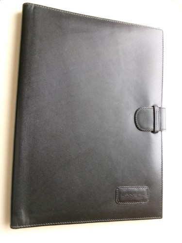 étui bloc notes lancel - lancel, cuir