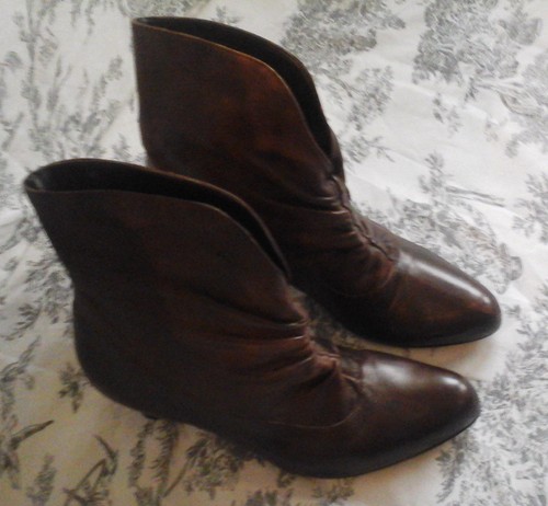 Vintage superbe bottines - superbe!,