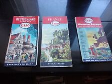 3  cartes routieres  ESSO 1950