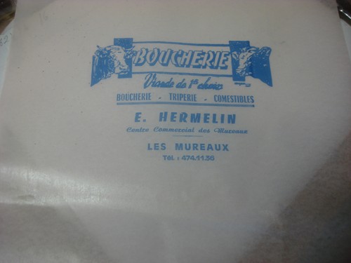 Vieux papier publicitaire - vieux,