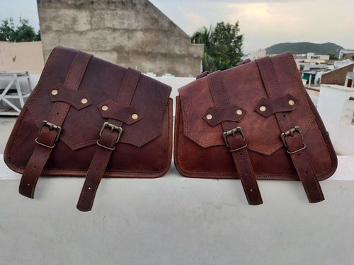 Pochettes latérales cuir - 2,