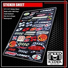 RACING SPONSOR STICKER DECAL