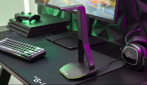 Support casque gaming rgb the - casque,