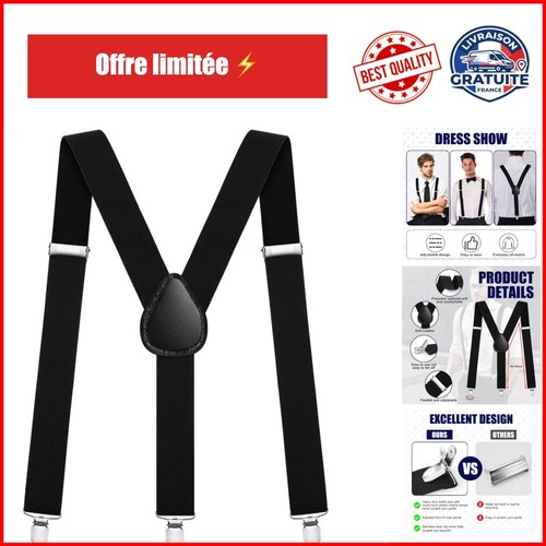 Bretelles homme larges - bretelles,