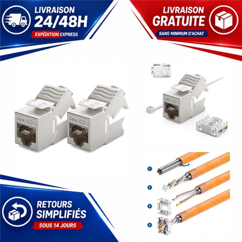 Prise rj45 keystone - rj45,