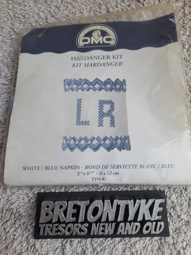 Kit dmc hardanger - kit, serviette
