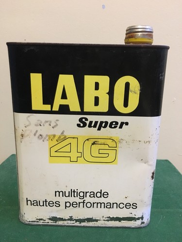 Ancien bidon huile - bidon, labo