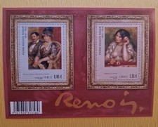 Bloc feuillet/Block stamp  PIERRE AUGUSTE RENOIR ** MHN