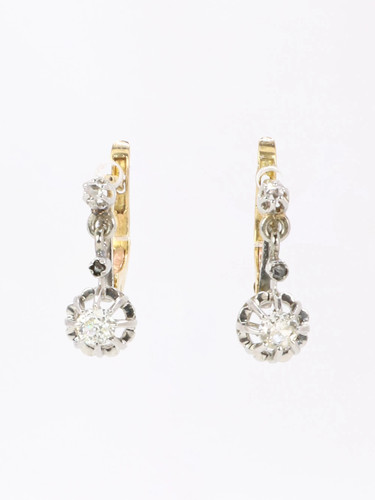 Dormeuses anciennes diamants
