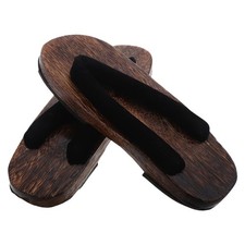  Sabots japonais Geta tongs en bois sandales rétro pantoufles chaussures Kimono