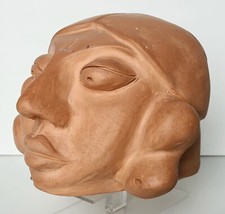 Sculpture tête jeune femme en