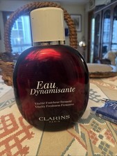 Grand Flacon Vide géant "eau dynamisante" de CLARINS 1000ml En Verre