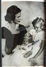 PHOTO PRESSE princesses de BELGIQUE Liliane Marie Esmeralda maternité T805