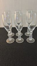 5 flutes à champagne modèle Louqsor en cristal Lalique (prix à la pièce)